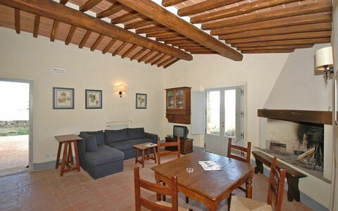 Accommodatie Brunello 1: Keuken, Lunchroom, Woonkamer