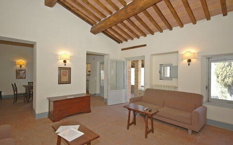 Accommodatie Brunello 3: Woonkamer