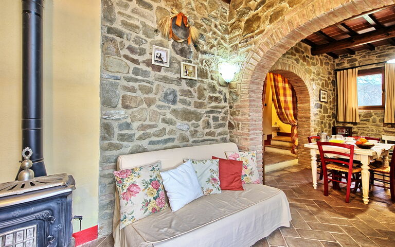 Accommodatie Orietta 1: Keuken, Lunchroom, Woonkamer