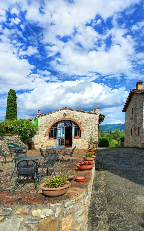 Le Fonti: Buitenshuis, Tuin