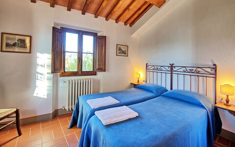 Accommodatie Le Fonti 2: slaapkamer