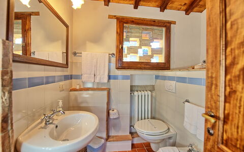 Accommodatie Le Fonti 2: Badkamer