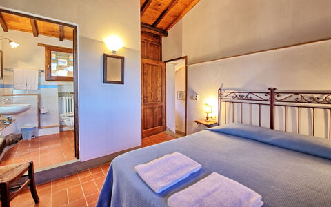 Accommodatie Le Fonti 2: slaapkamer