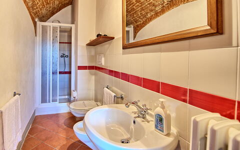 Accommodatie Le Fonti 4: Badkamer