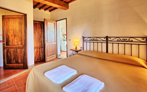 Accommodatie Le Fonti 5: slaapkamer