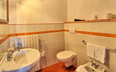 Accommodatie Le Fonti 6: Badkamer