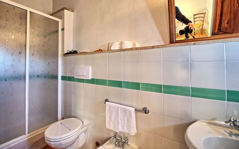 Accommodatie Le Fonti 7: Badkamer