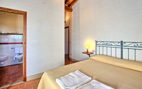 Accommodatie Le Fonti 7: slaapkamer