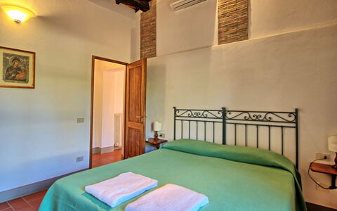 Accommodatie Le Fonti 9: slaapkamer