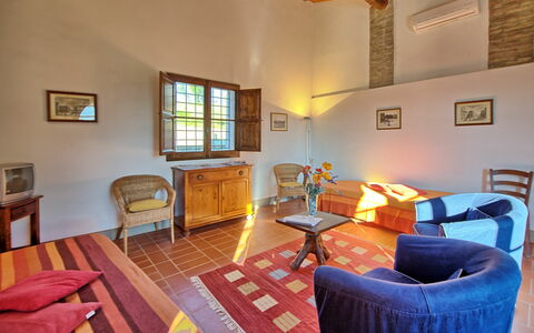 Accommodatie Le Fonti 9: Woonkamer