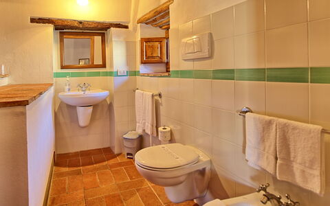 Accommodatie Le Fonti 11: Badkamer