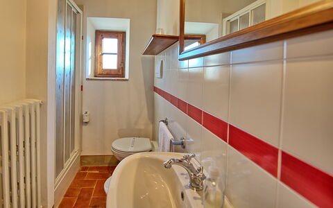 Accommodatie Le Fonti 11: Badkamer