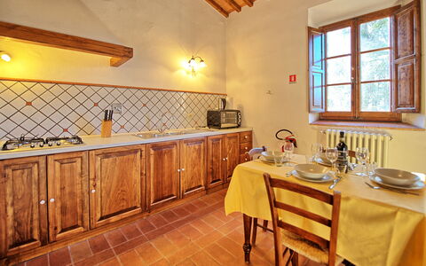 Accommodatie Le Fonti 13: Keuken, Lunchroom