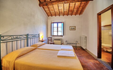 Accommodatie Le Fonti 13: slaapkamer