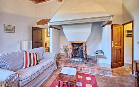 Accommodatie Le Fonti 15: Woonkamer