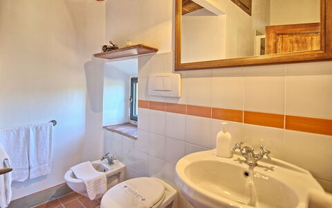 Accommodatie Le Fonti 15: Badkamer