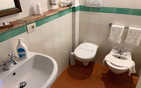 Accommodatie Le Fonti 1: Badkamer