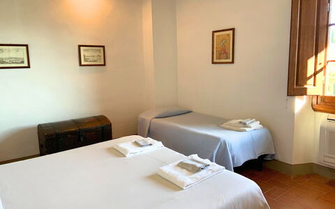 Accommodatie Le Fonti 11: slaapkamer