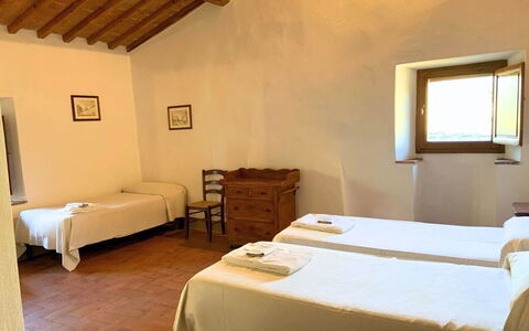 Accommodatie Le Fonti 11: slaapkamer