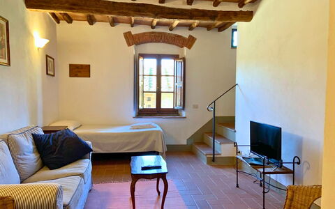 Accommodatie Le Fonti 14: slaapkamer