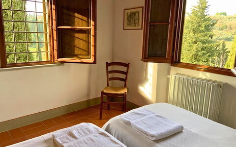 Accommodatie Le Fonti 2: slaapkamer