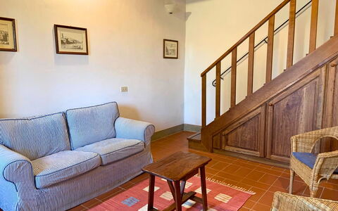 Accommodatie Le Fonti 2: Woonkamer