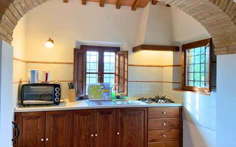 Accommodatie Le Fonti 2: Keuken