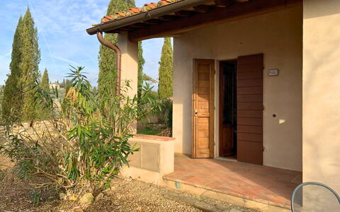 Accommodatie Le Fonti 2: Buitenkanten, Buitenshuis