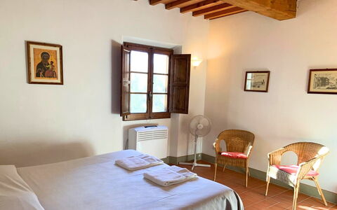 Accommodatie Le Fonti 5: slaapkamer