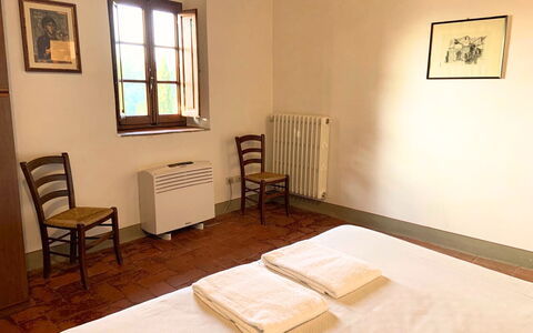 Accommodatie Le Fonti 7: slaapkamer