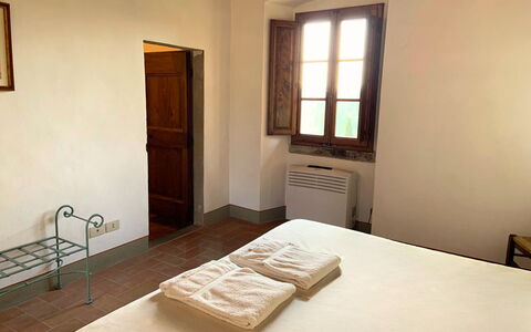 Accommodatie Le Fonti 7: slaapkamer