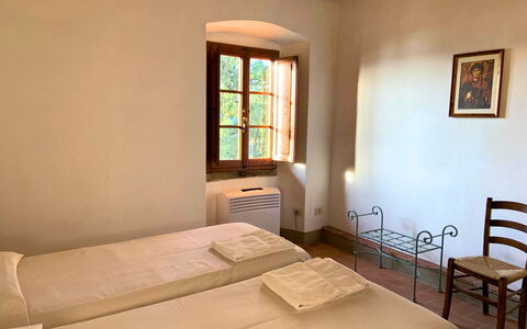Accommodatie Le Fonti 7: slaapkamer