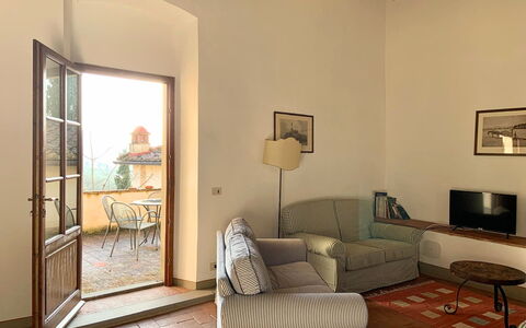 Accommodatie Le Fonti 7: Woonkamer