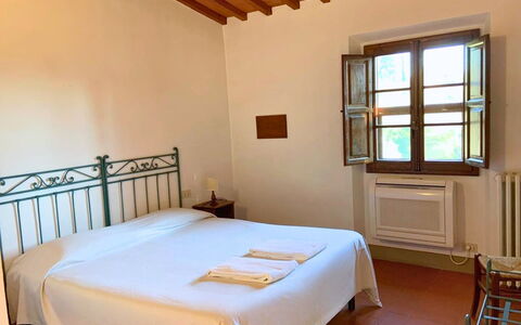 Accommodatie Le Fonti 8: slaapkamer