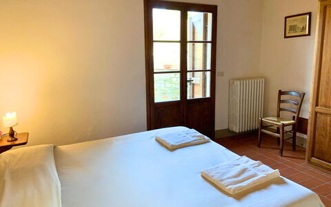 Accommodatie Le Fonti 9: slaapkamer