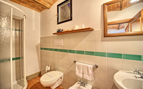 Accommodatie Le Fonti 3: Badkamer