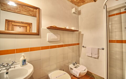 Accommodatie Le Fonti 3: Badkamer