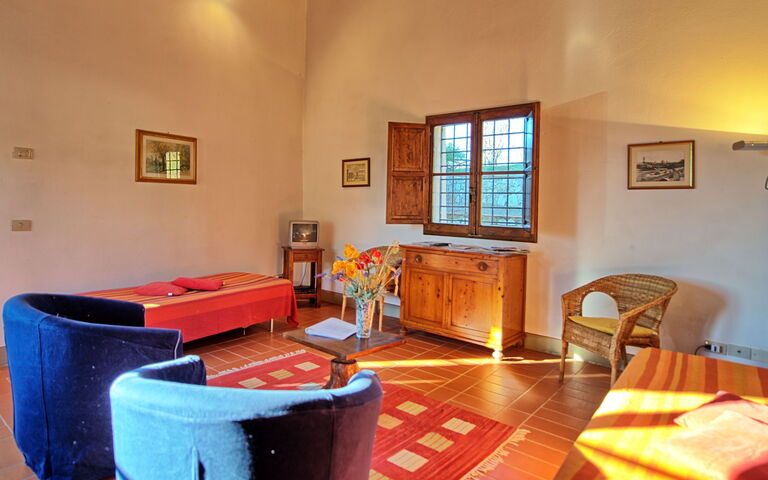 Accommodatie Le Fonti 9: Woonkamer