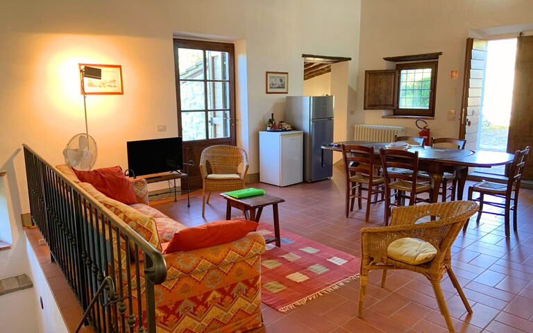 Accommodatie Le Fonti 1: Lunchroom, Woonkamer