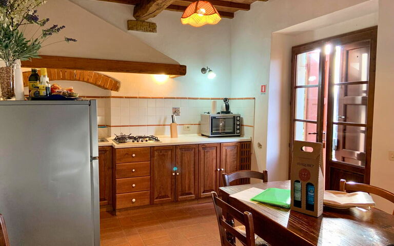 Accommodatie Le Fonti 3: Keuken, Lunchroom