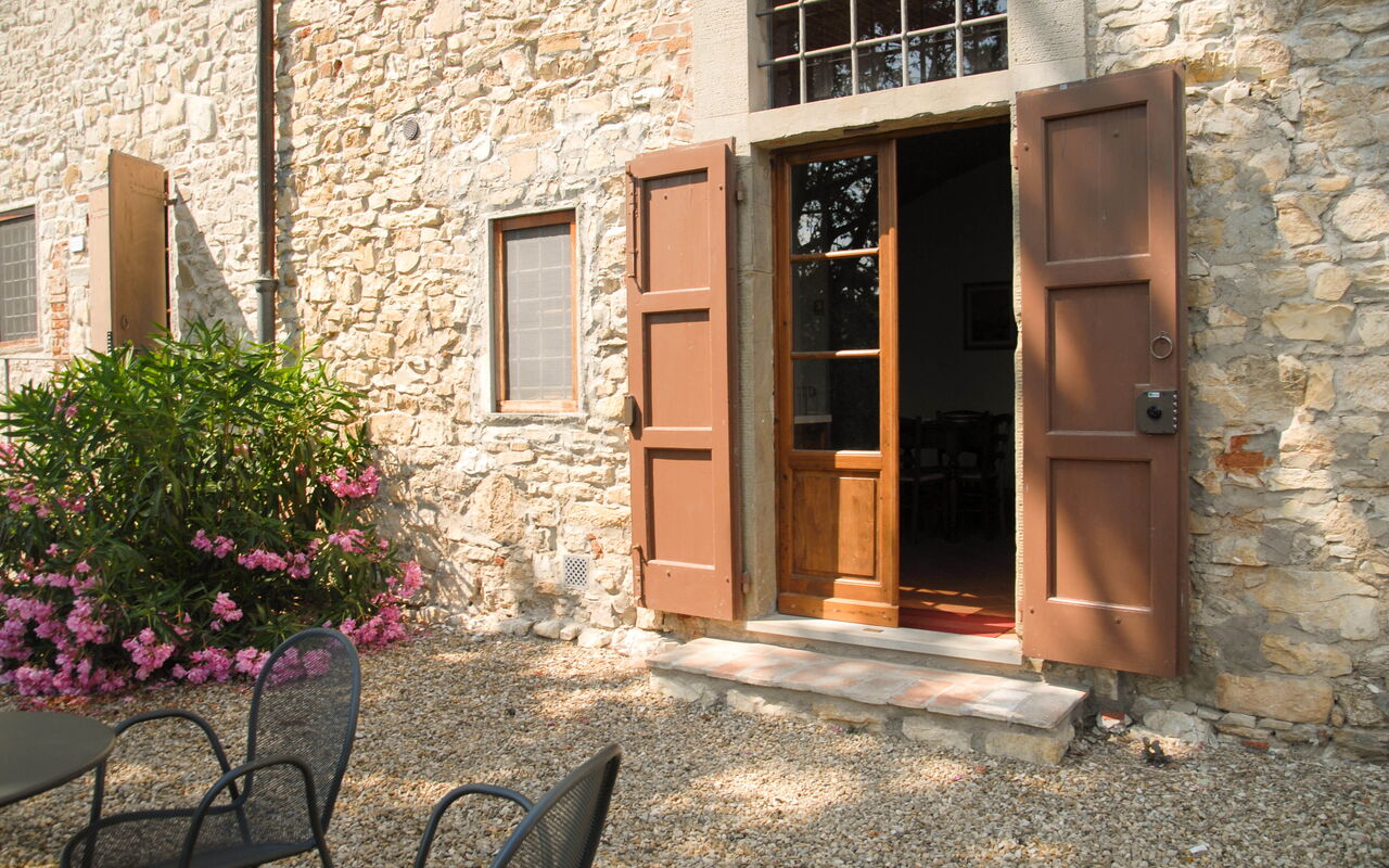 Accommodatie Le Fonti 4: Buitenkanten, Buitenshuis