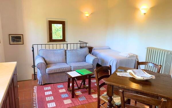 Accommodatie Le Fonti 5: Lunchroom, Woonkamer