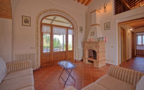 Accommodatie San Donnino 6: Lunchroom, Woonkamer