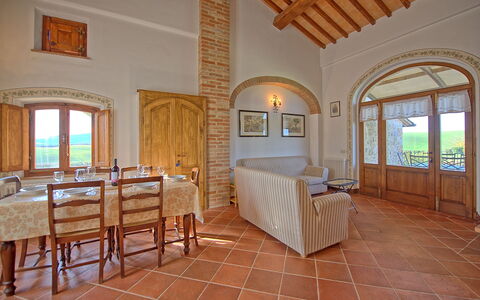 Accommodatie San Donnino 6: Lunchroom, Woonkamer