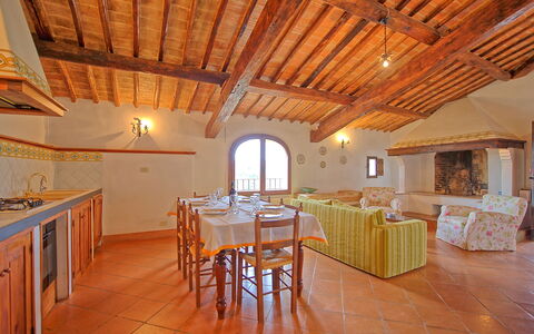 Accommodatie San Donnino 4: Keuken, Lunchroom, Woonkamer