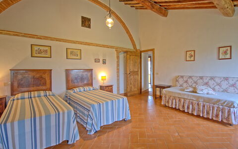 Accommodatie San Donnino 4: slaapkamer