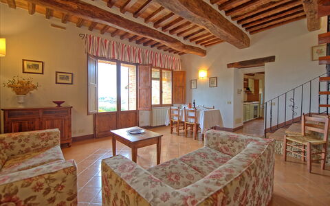 Accommodatie San Donnino 1: Lunchroom, Woonkamer
