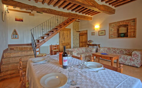 Accommodatie San Donnino 1: Lunchroom, Woonkamer