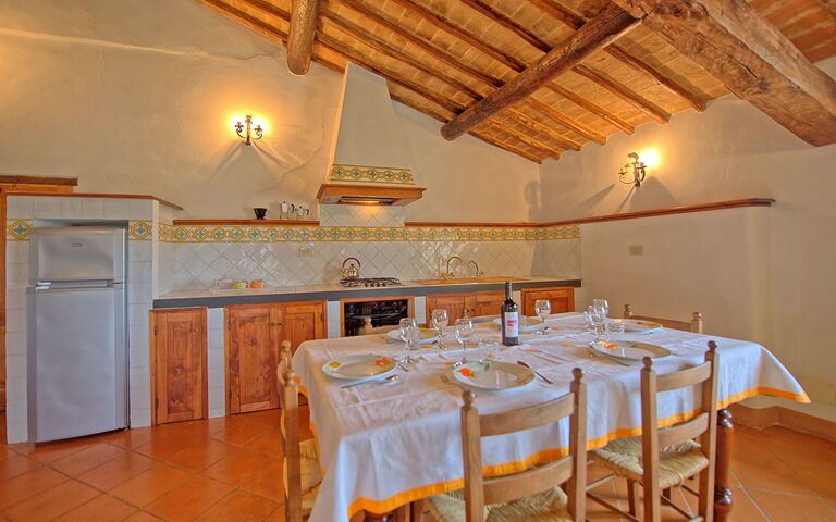 Accommodatie San Donnino 4: Keuken, Lunchroom, Woonkamer