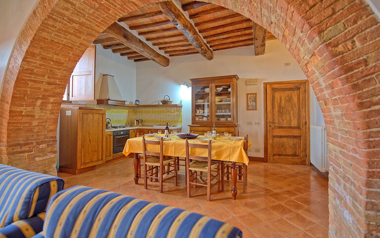 Accommodatie San Donnino 5: Keuken, Lunchroom, Woonkamer